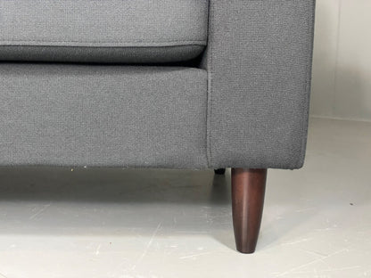 Modern Danish Sofa by Hurup Slate Grey Fabric Beech 1980s Style EB6120 M3SS9