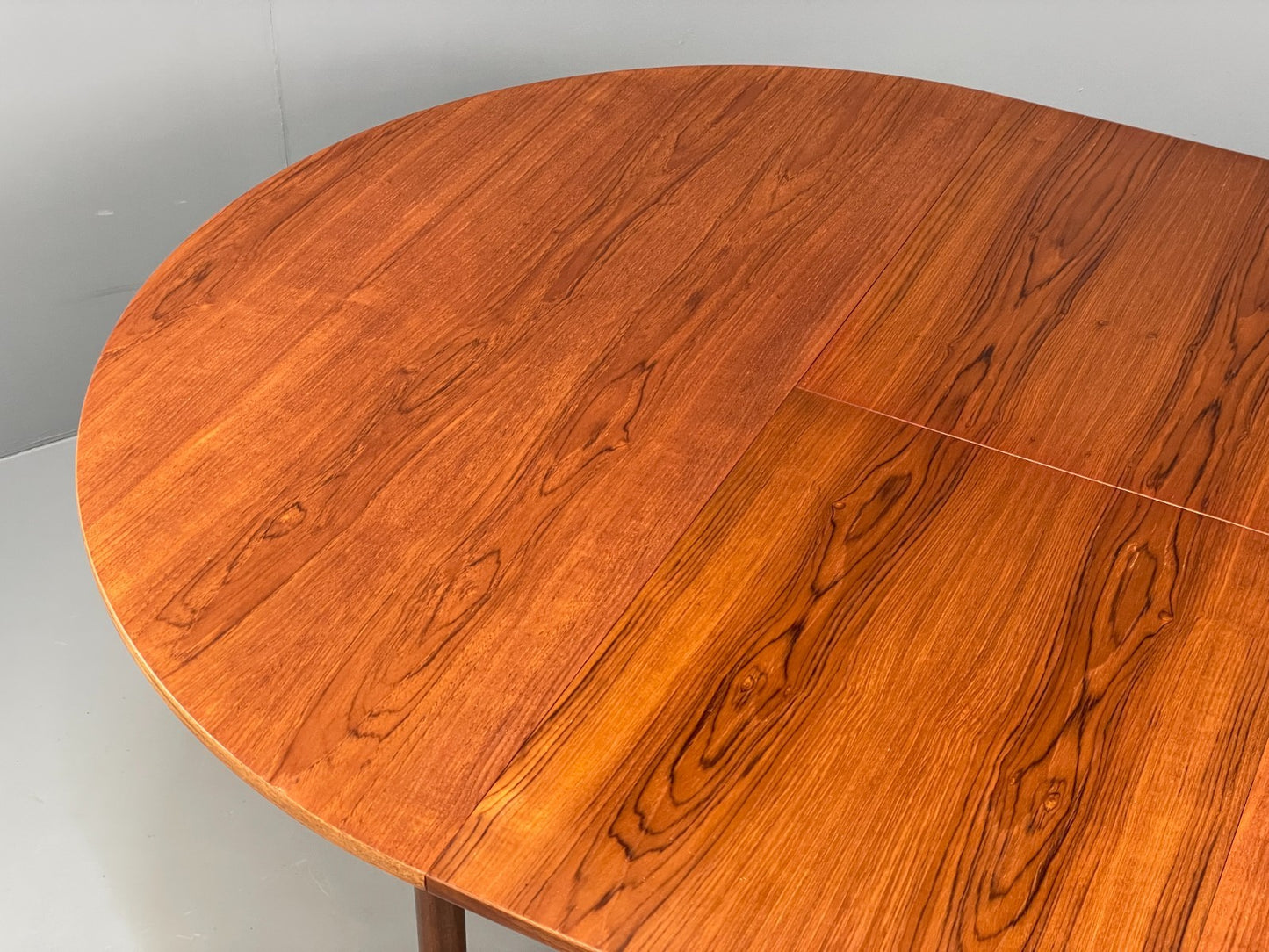 Vintage McIntosh Dining Table Circular Teak Extending 1960s Retro EB11685 MWOO3