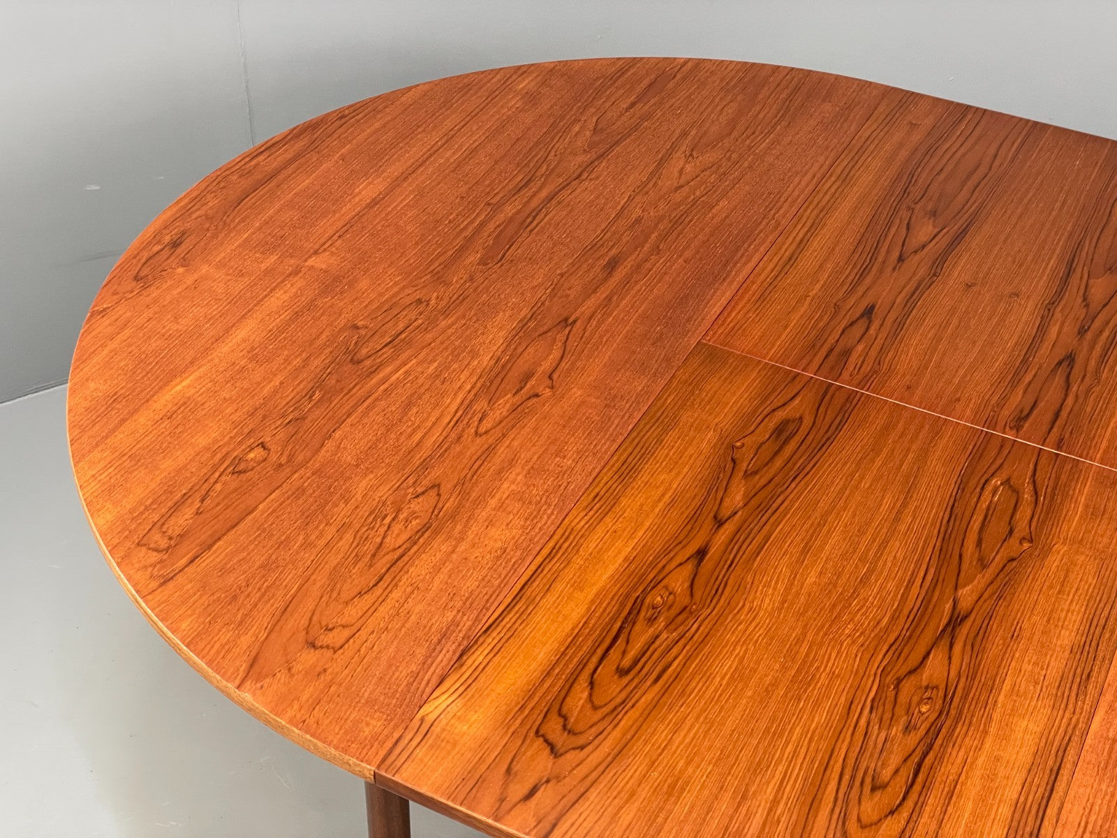 Vintage McIntosh Dining Table Circular Teak Extending 1960s Retro EB11685 MWOO3