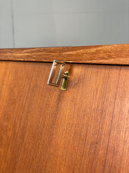 Vintage Danish Teak Bureau Retro 1970s Drawers By Gunnar Nielsen EB10964 MWOO12