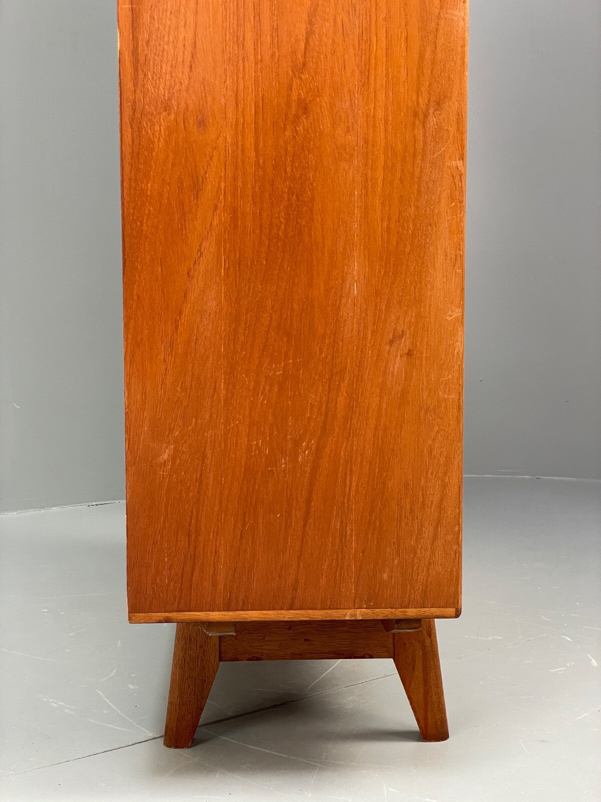 Vintage Teak Bookcase Retro 1960s Glazed Unit By Gibbs Furniture EB9776 MWOO - UKDK FURNITURE