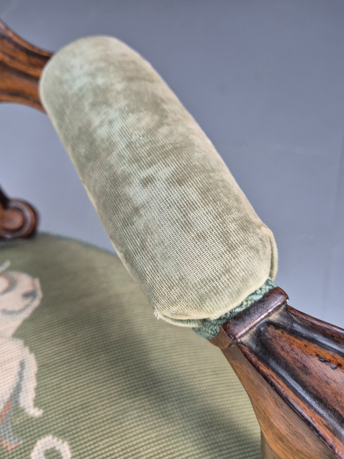Vintage Danish Fauteuil Rococo French Style 1900s Revival Antique EB9601 VCAR - UKDK FURNITURE