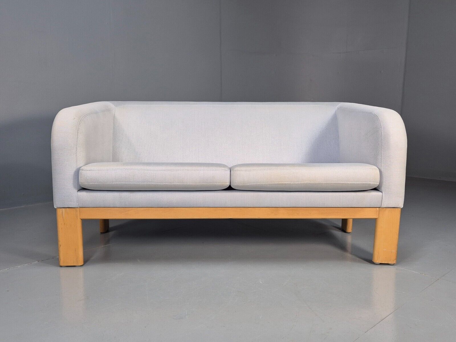 Vintage Swedish 2 Seat Sofa Blue Wool MId century Retro 1970s EB7669 M2SS - UKDK FURNITURE