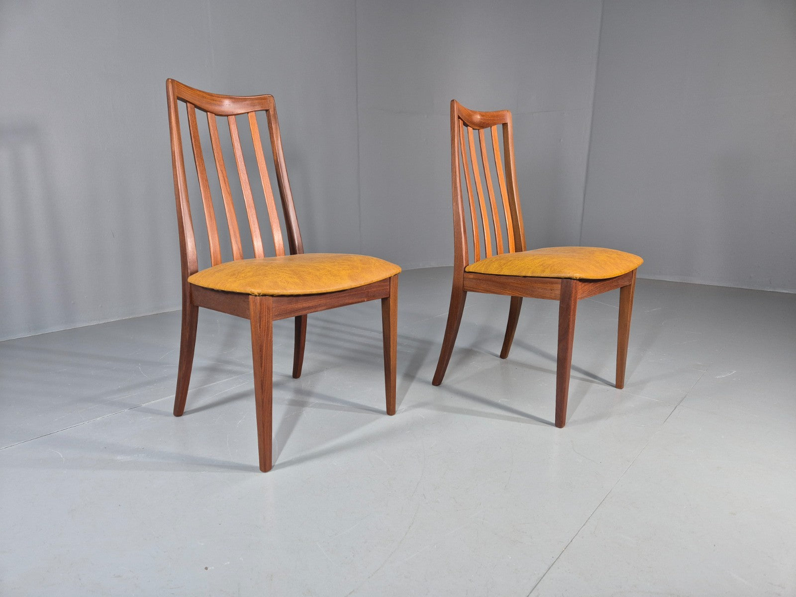 2 Vintage G Plan Dining Chairs 1970s Retro Teak Fresco Range MCM EB11741 MDIN2
