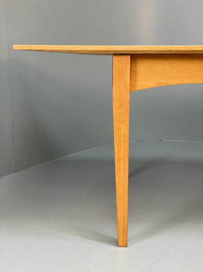 Modern Oak Dining Table - Solid Wood Removable Legs Post Modern  EB10944 MWOO5