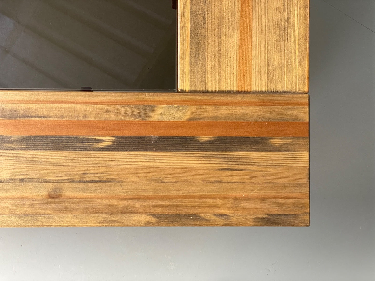 Vintage 1970s Coffee Table Pine & Glass By Hameen Kalustaja Finland EB11176 MWOO13