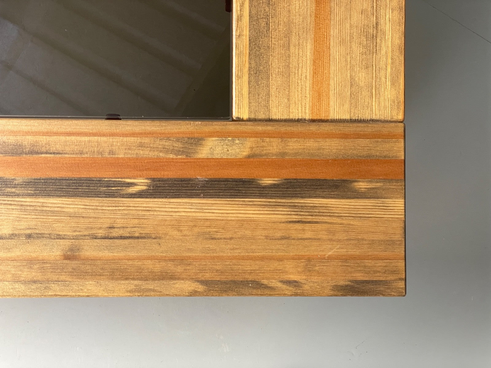 Vintage 1970s Coffee Table Pine & Glass By Hameen Kalustaja Finland EB11176 MWOO13