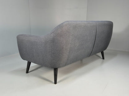 Vintage Made.Com Scandinavian style Sofa Charcoal Grey Retro EB8452 M3SS - UKDK FURNITURE