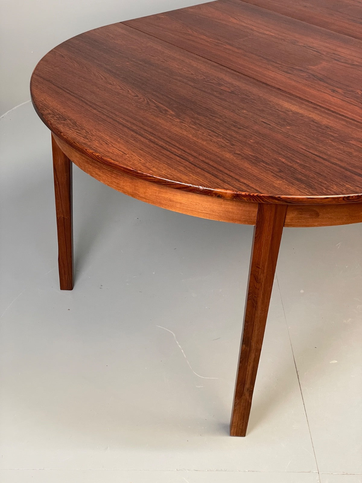 Vintage Extending Dining Table Circular 1960s Danish N.C Møbler EB10914 MWOO8