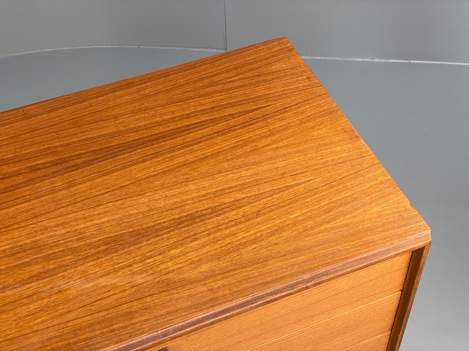 G Plan Teak Chest Of Drawers Vintage 1970s Brass Handles Felt Lined EB9762 MWOO - UKDK FURNITURE