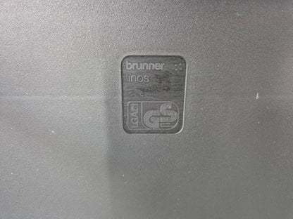 6 Leather Stacking Chairs Brunner Linos Dark Green Chrome Modern EB11734 MSTA13