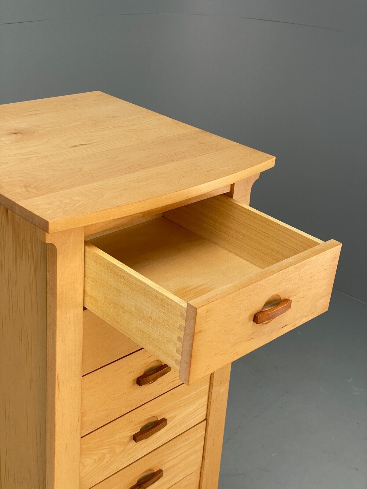 Modern Solid Tallboy Chest Of Drawers Berkeley By Copeland EB9122 MWOO - UKDK FURNITURE