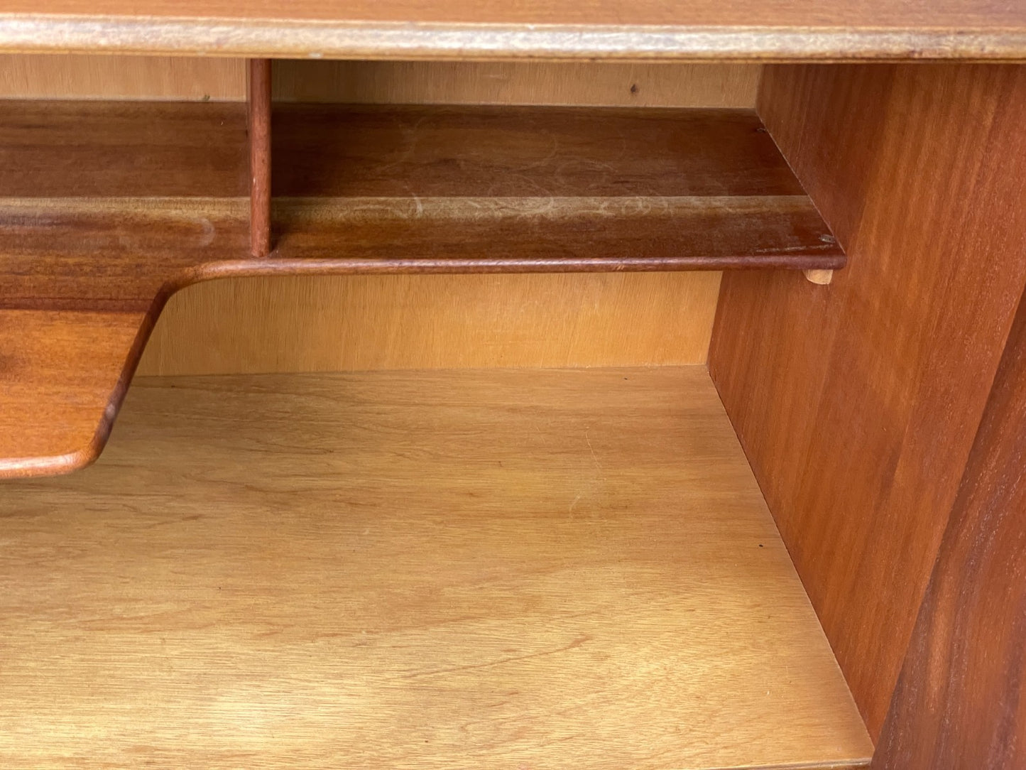 Vintage McIntosh Teak Sideboard 1960s Mid Century Drawers Shelving EB11507 MWOO14