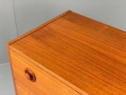 Mid Century Teak Chest Of Drawers By Erik Franssons Retro Scandi EB9824 MWOO - UKDK FURNITURE