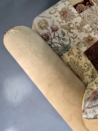 Vintage Lounge Chair Patchwork Ducal 1990s Retro EB7363 VCLO14