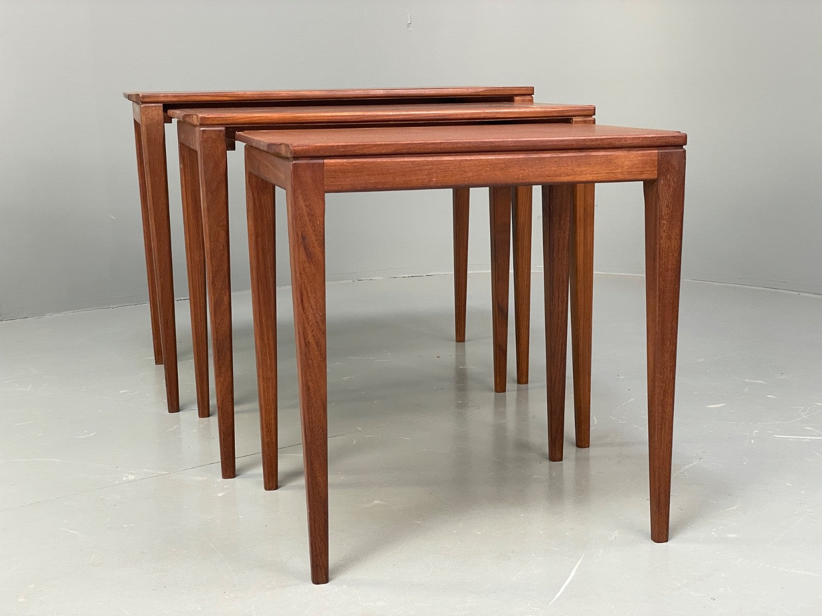 Vintage Richard Hornby Teak Nesting Tables 1960s Retro EB10009 MWOO - UKDK FURNITURE