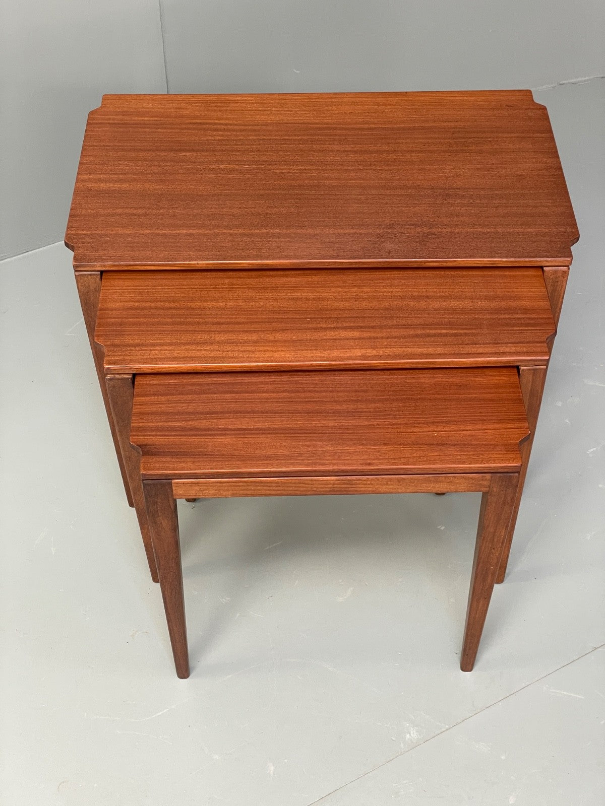 Vintage Richard Hornby Teak Nesting Tables 1960s Retro EB10009 MWOO - UKDK FURNITURE