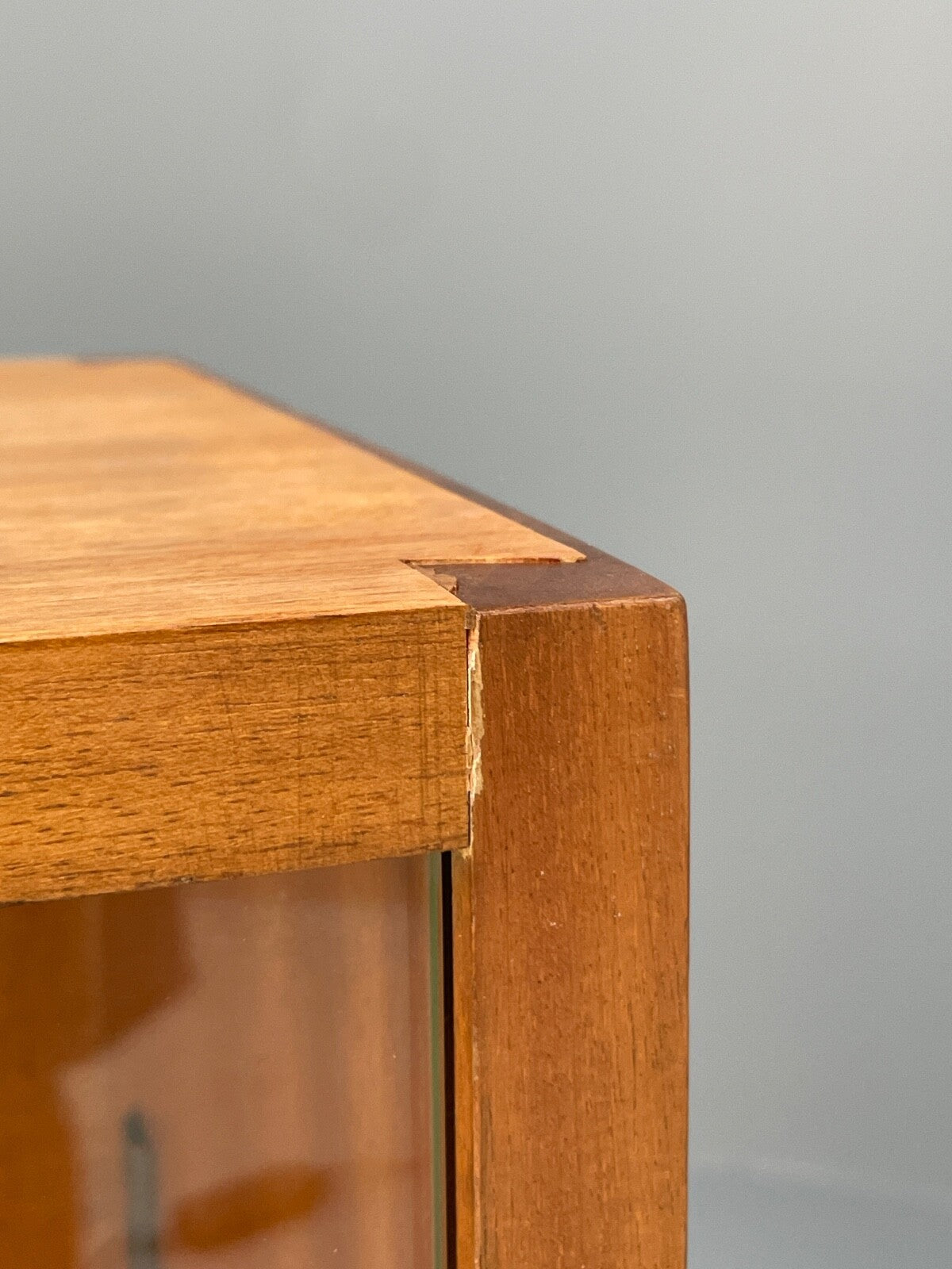 Vintage Teak Glazed Bookcase By Criterion 1960s Mid Century EB9818 MWOO - UKDK FURNITURE