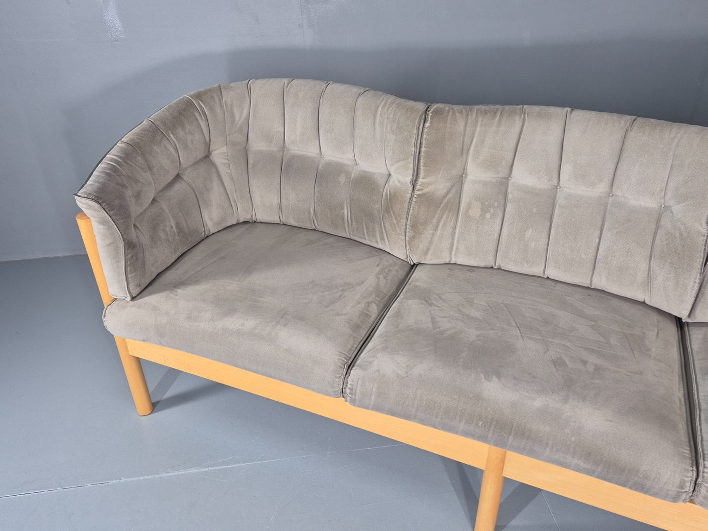 Vintage Three Seater Sofa 1980s Danish Nielaus Jeki Retro MCM EB11348 M3SS4