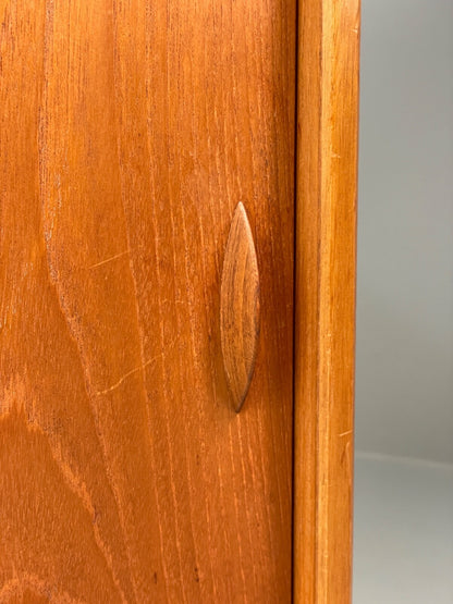 Vintage Teak Bookcase Retro 1960s Glazed Unit By Gibbs Furniture EB9776 MWOO - UKDK FURNITURE