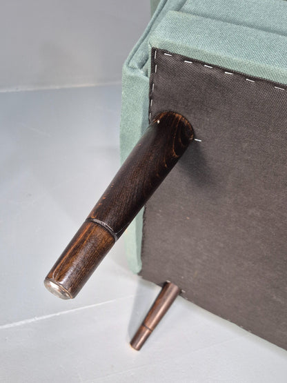 Vintage Danish Lounge Chair New Upholstery 1960s Retro EB6538 MNOR9