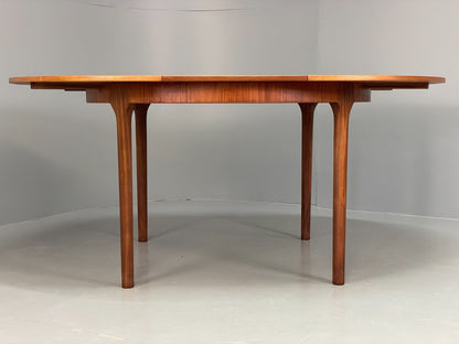 Vintage McIntosh Dining Table Circular Teak Extending 1960s Retro EB11685 MWOO6