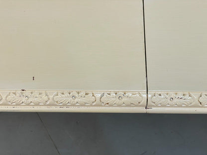Antique Extending Dining Table Off White Painted Mahogany French EB9127 VWOO - UKDK FURNITURE