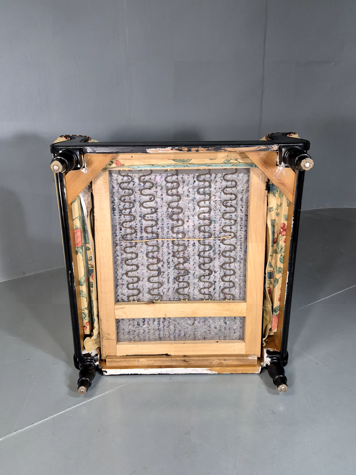 Vintage Lounge Chair Patchwork Ducal 1990s Retro EB7363 VCLO8