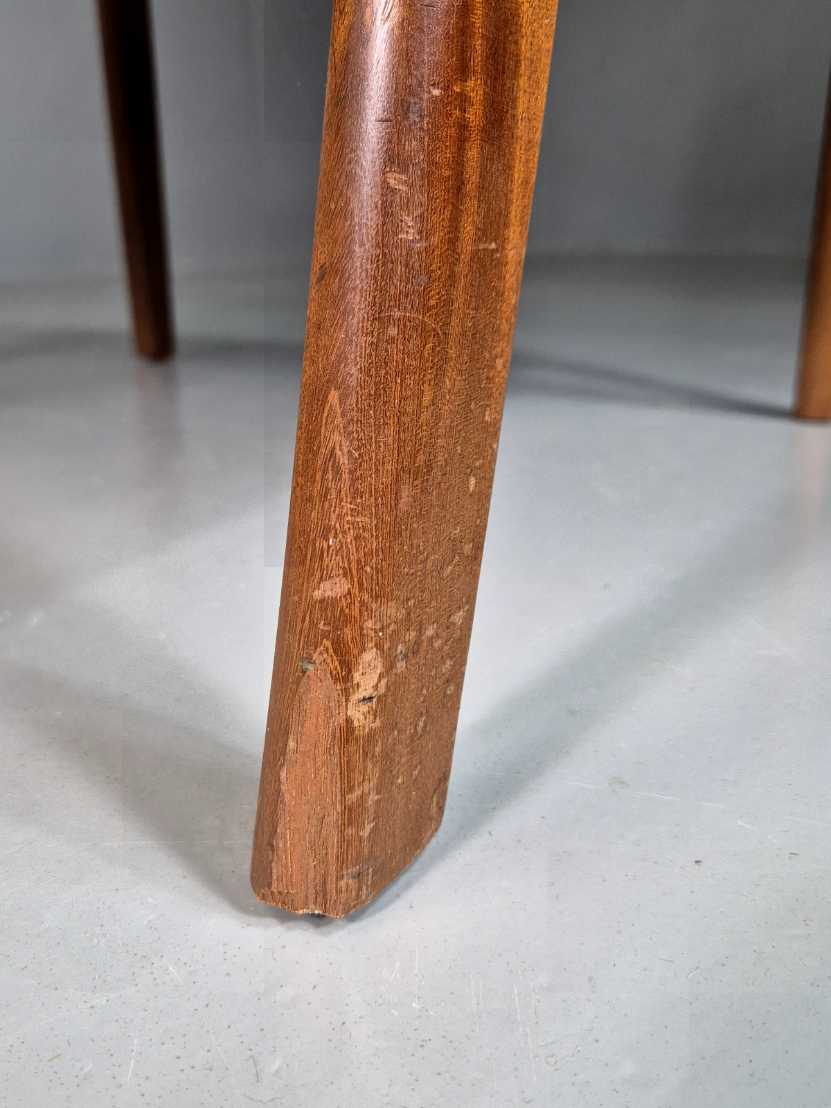 Vintage Swedish Lounge Chair Beige Wool Hardwood Frame MCM Retro EB7195 MNOR10