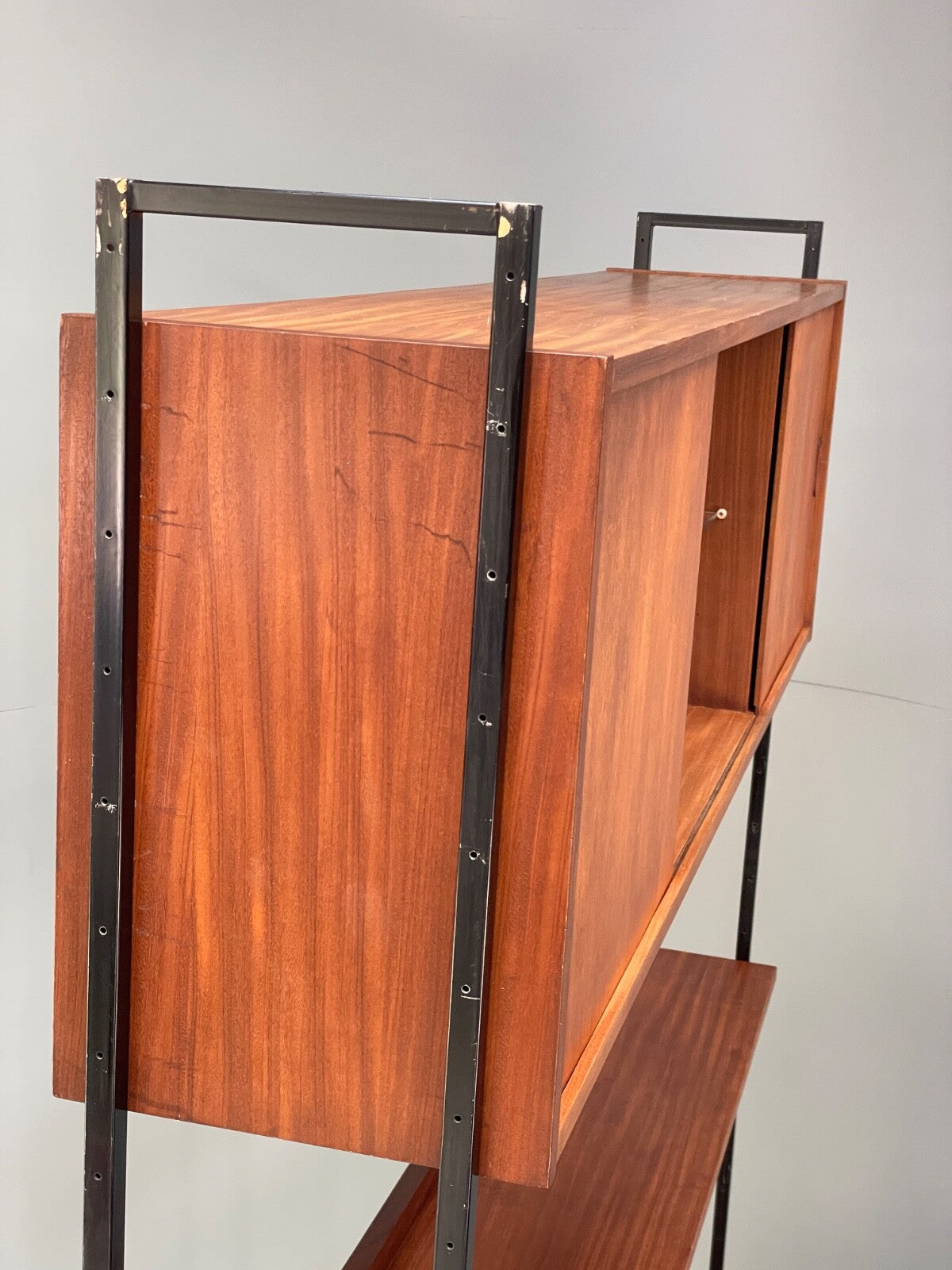 Vintage Modular Teak Wall Unit By Interflex 1960s Retro Drawers EB9822 MWOO - UKDK FURNITURE