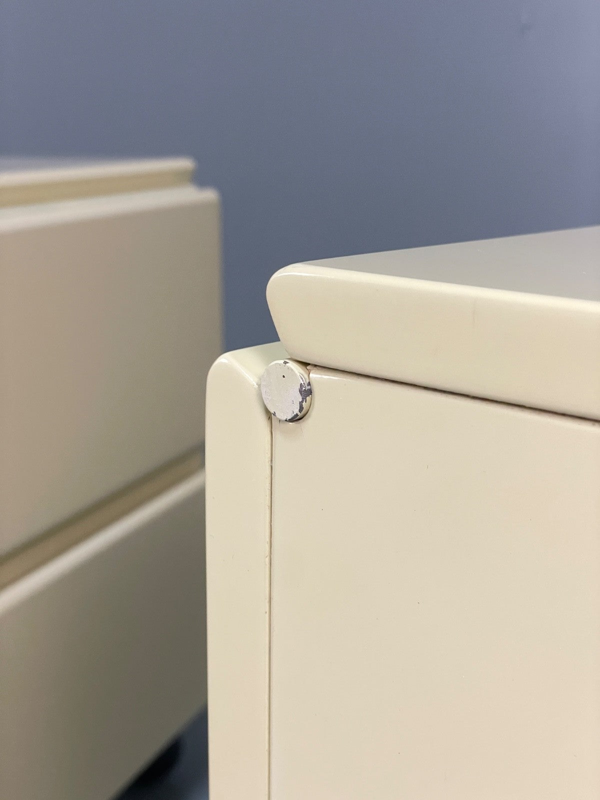 Vintage Cream Bedside Cabinets Pair Of 1970s EB11060 MWOO21