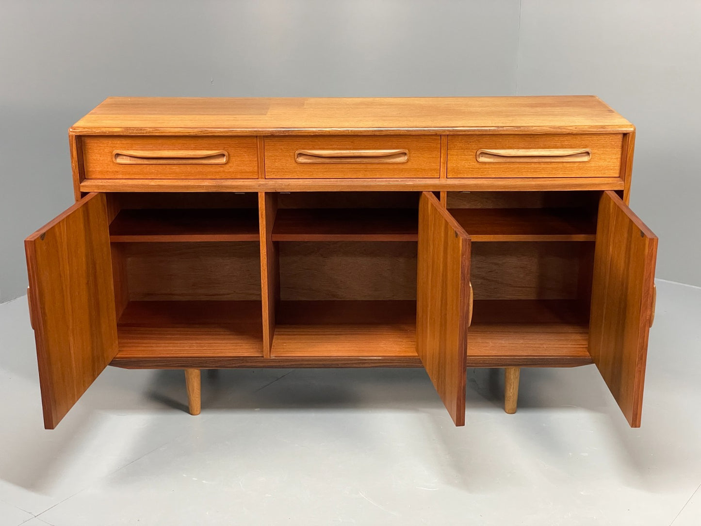 G Plan Teak Sideboard Fresco Range Drawers Shelving Retro 1970s EB10954 MWOO2