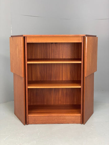 Vintage Teak Extending Home Drinks Bar By Reeds Furniture Shelving EB9119 MWOO - UKDK FURNITURE