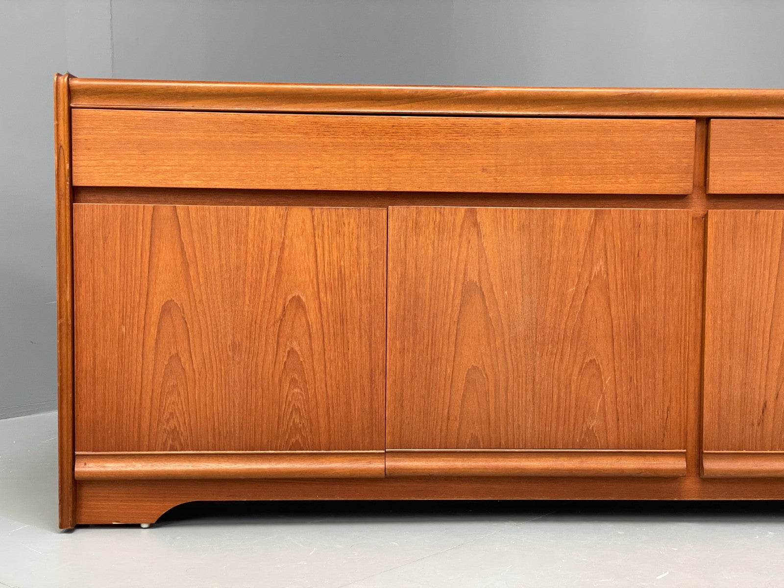 Vintage 1970s Teak Sideboard By William Lawrence Shelving Drawers EB10235 MWOO2