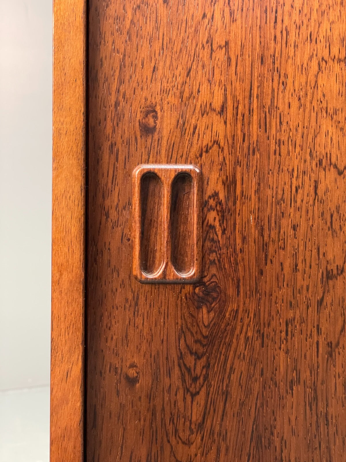 Midcentury Danish Bookcase Sliding Doors Torben B Nielsen Vintage EB8807 MWOO - UKDK FURNITURE