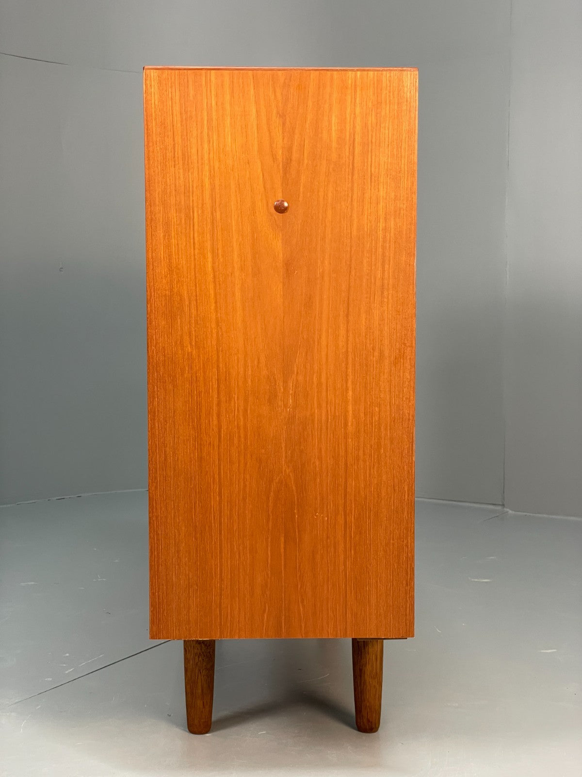 Vintage Danish Teak Bookcase By Svend Aage Rasmussen Glass Doors EB10942 MWOO11