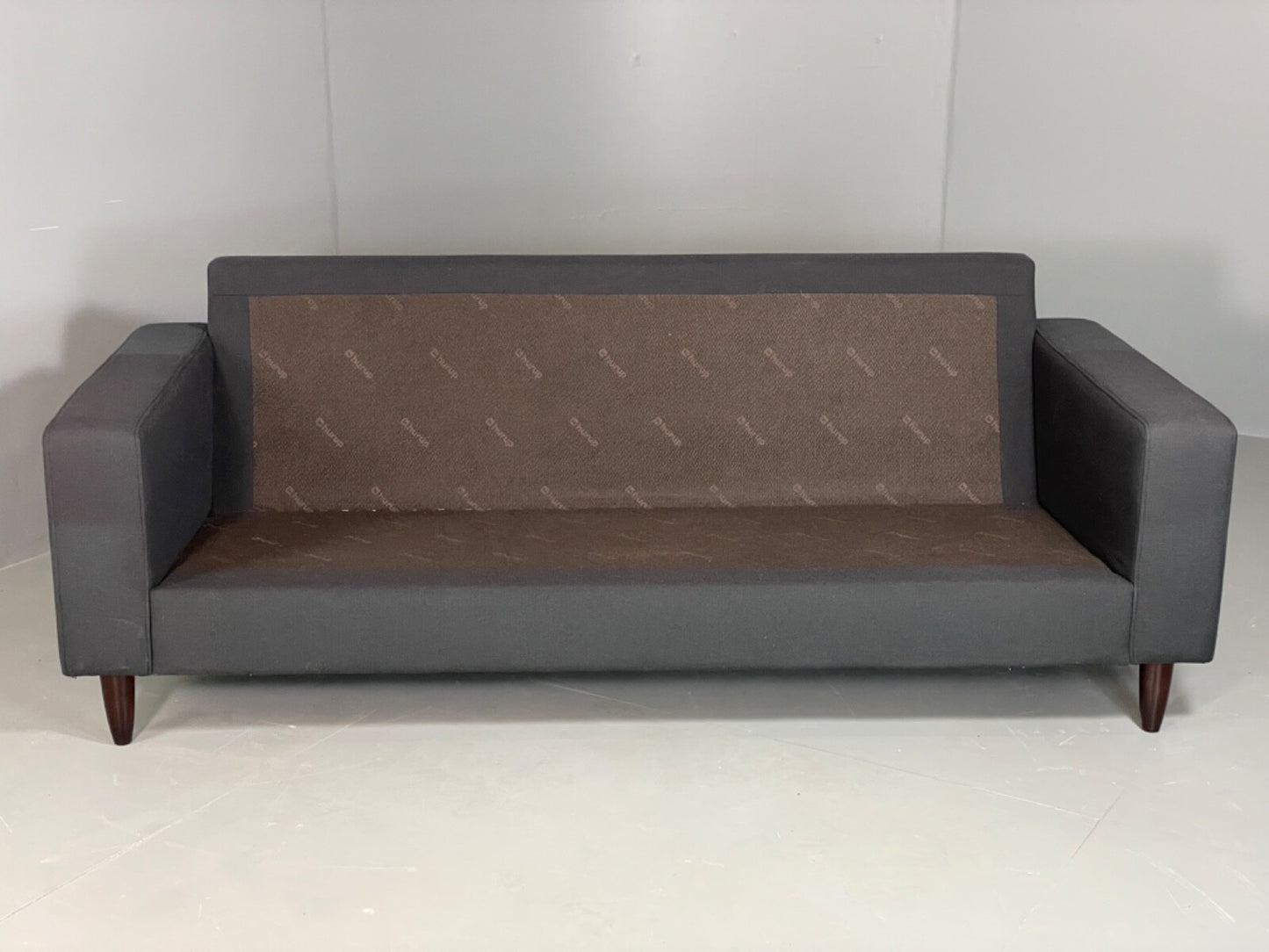 Modern Danish Sofa by Hurup Slate Grey Fabric Beech 1980s Style EB6120 M3SS11