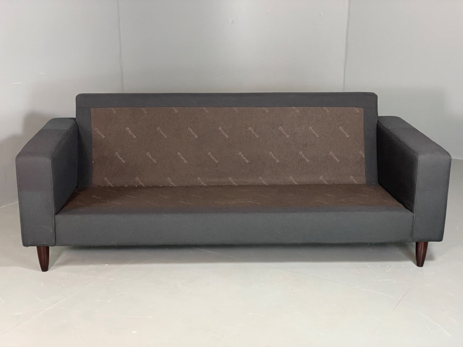 Modern Danish Sofa by Hurup Slate Grey Fabric Beech 1980s Style EB6120 M3SS11