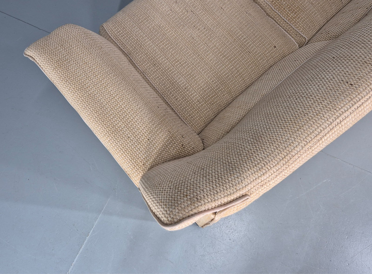 Afra and Tobia Scarpa for B and B Italia Three Seater Lauriana 80s EB11005 V3SS19