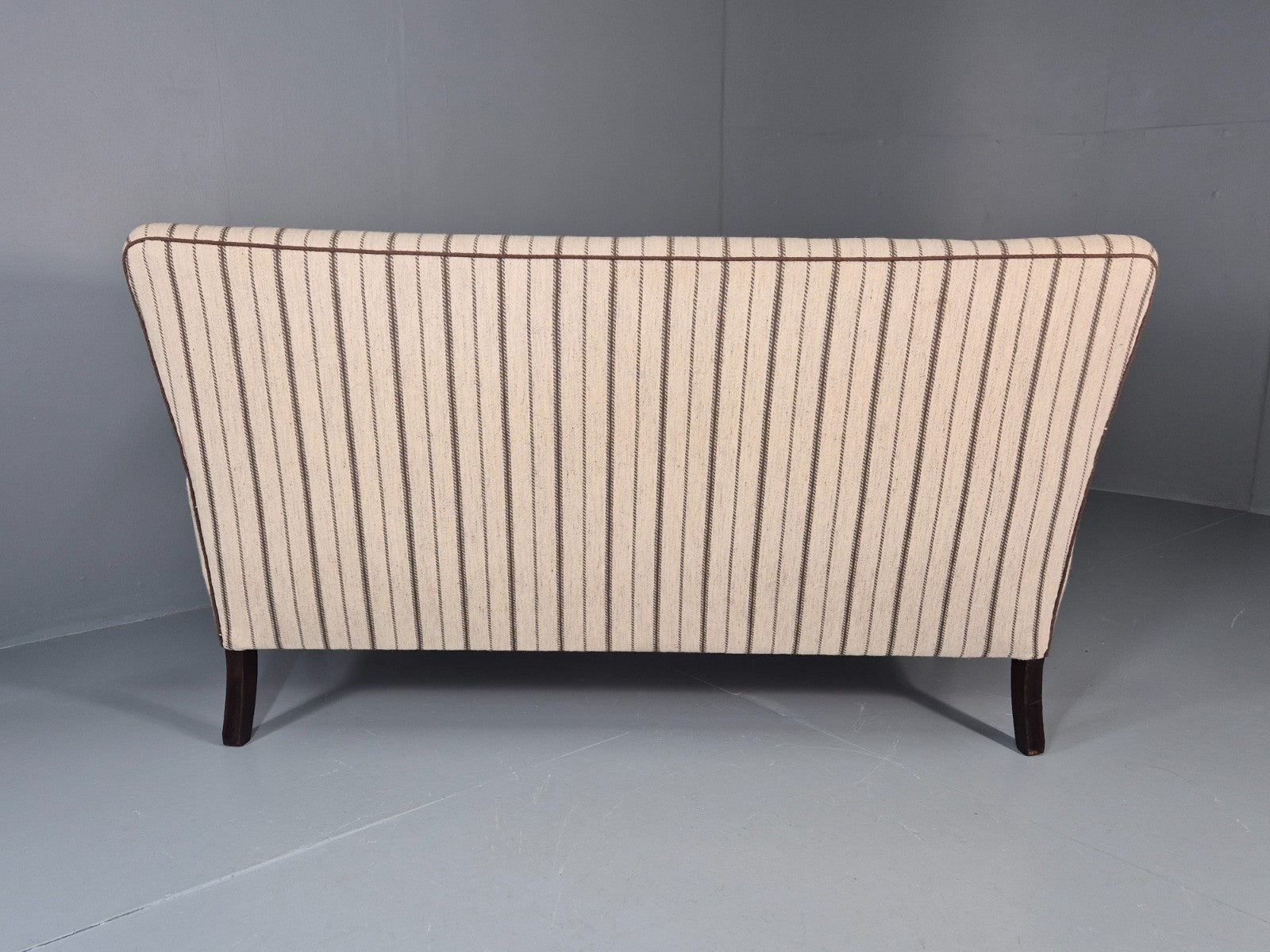 1950s Three Seater Settee Vintage Danish Cream and Grey Retro Deco EB11351 V3SS17