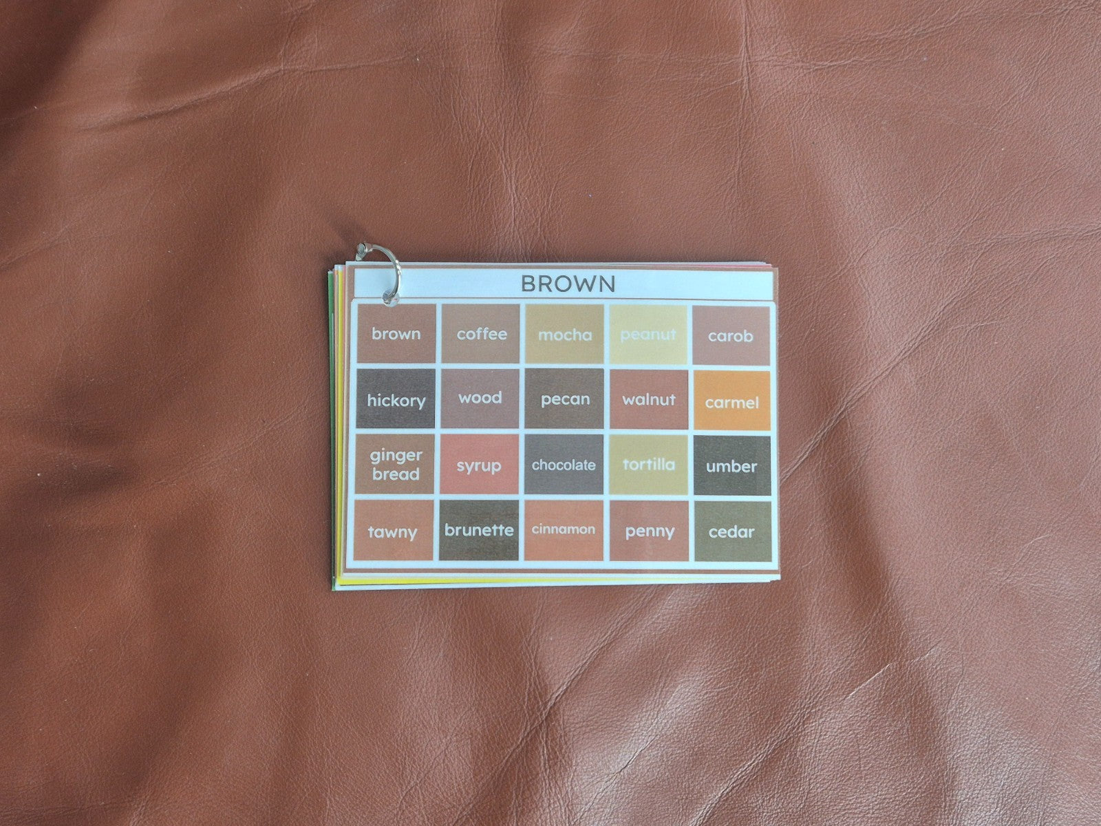 Vintage Stouby 3 Seat Sofa Reddy Brown Leather Beech Wood Slat EndsEB10525 M3SS21