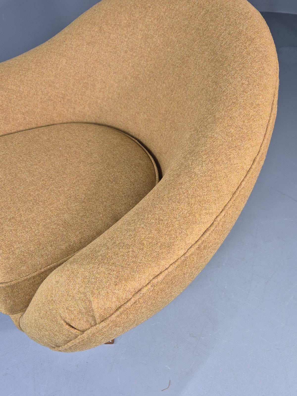 Retro Bucket Chair 1960 Sweden New Upholstery Mid Century Vintage EB11262 MSWI7