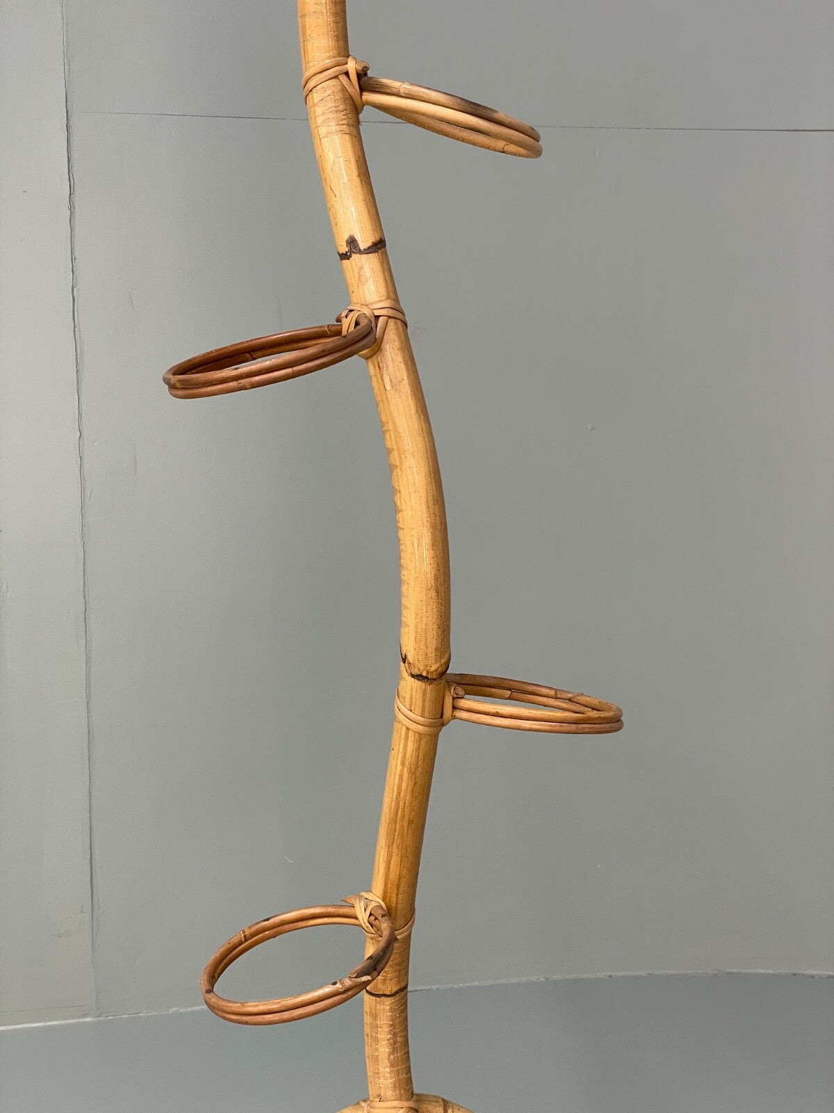 Vintage Bamboo Plant Stand Retro Design EB9764 MWOO - UKDK FURNITURE