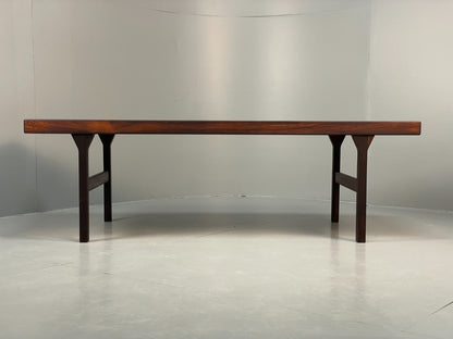 Vintage Danish Coffee Table - 1960s Mid Century By Dyrlund No Shelf EB10943 MWOO1