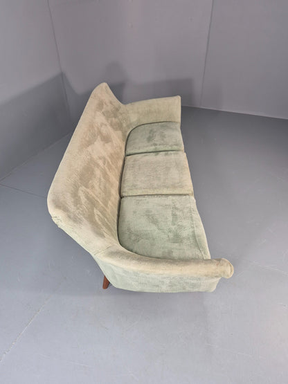 Three Seat Midcentury Sofa 1960s Sweden Teak Legs Retro EB11081 M3SS15