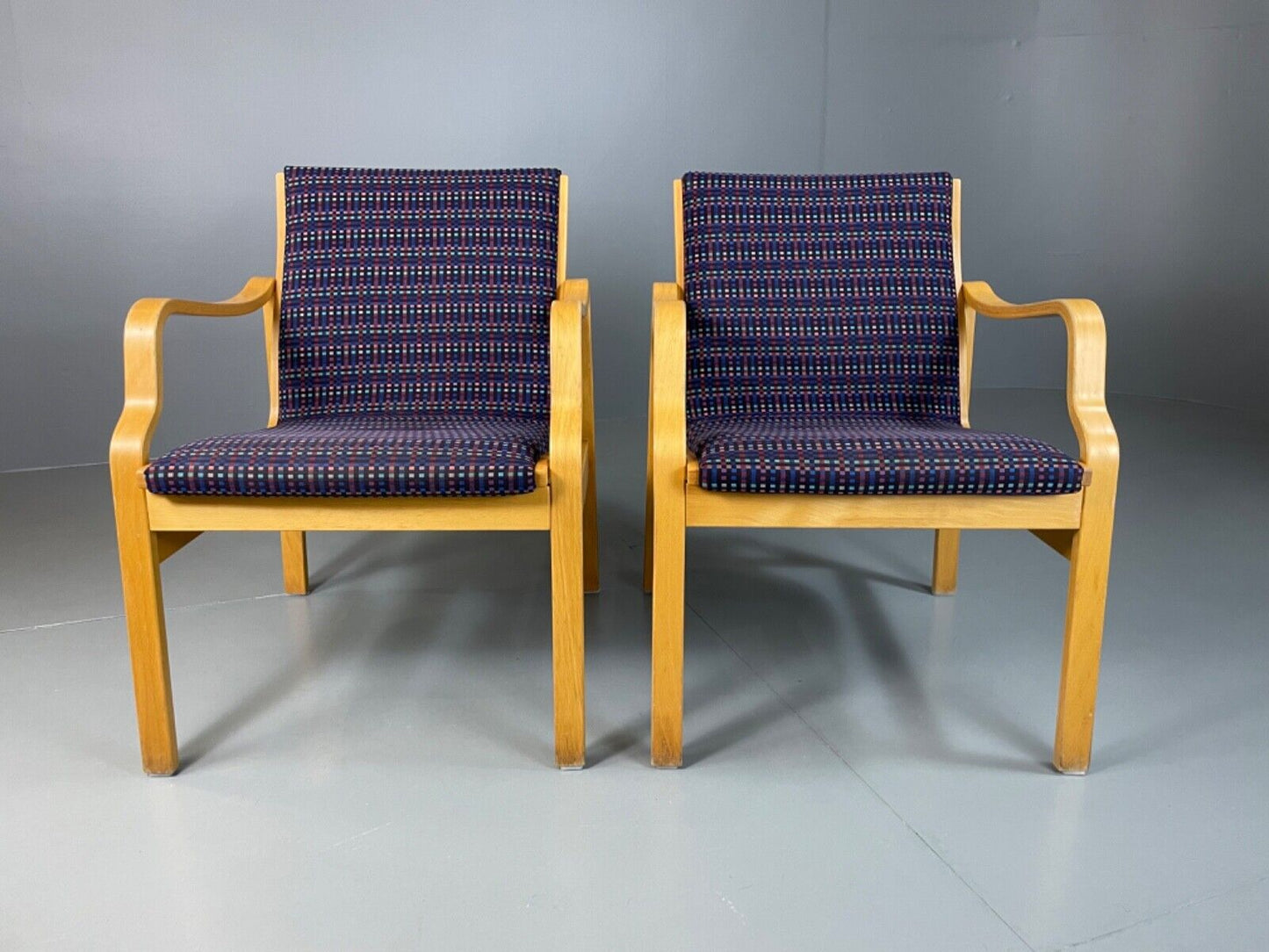 Two Farstrup Bentwood Chairs, Aalto Style, Retro, Vintage MCM EB4876 MBEN - UKDK FURNITURE