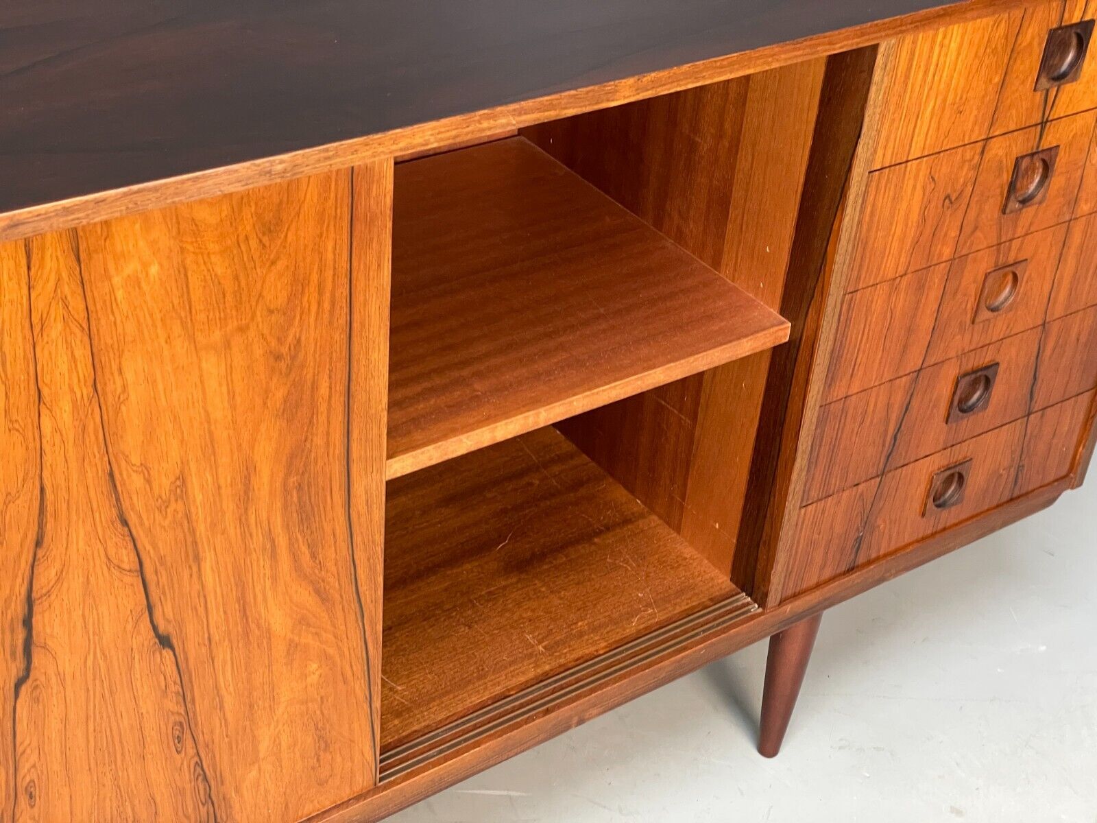Vintage Danish Large Sideboard Shelving Drawers Retro Storage EB8847 MWOO - UKDK FURNITURE