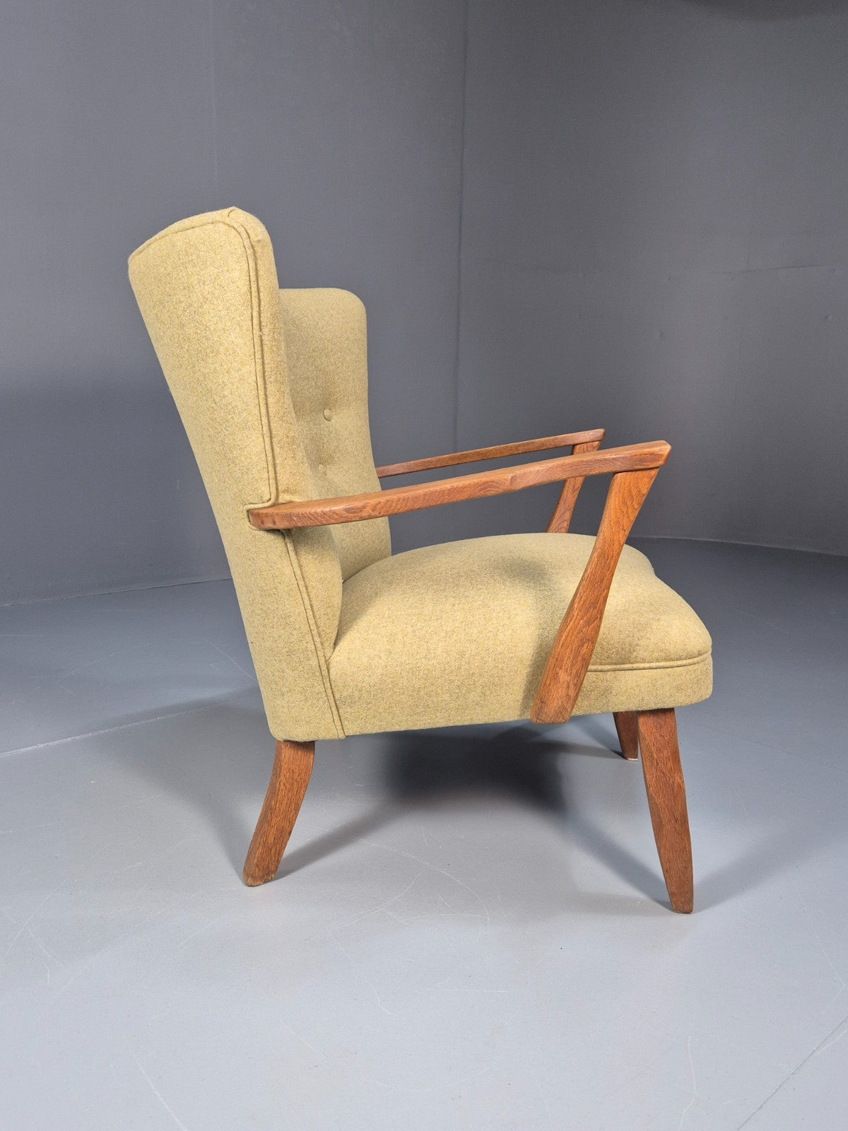 Vintage Danish Lounge Chair Kjaernulf Style New Upholstery  1970s EB6439 MNOR6