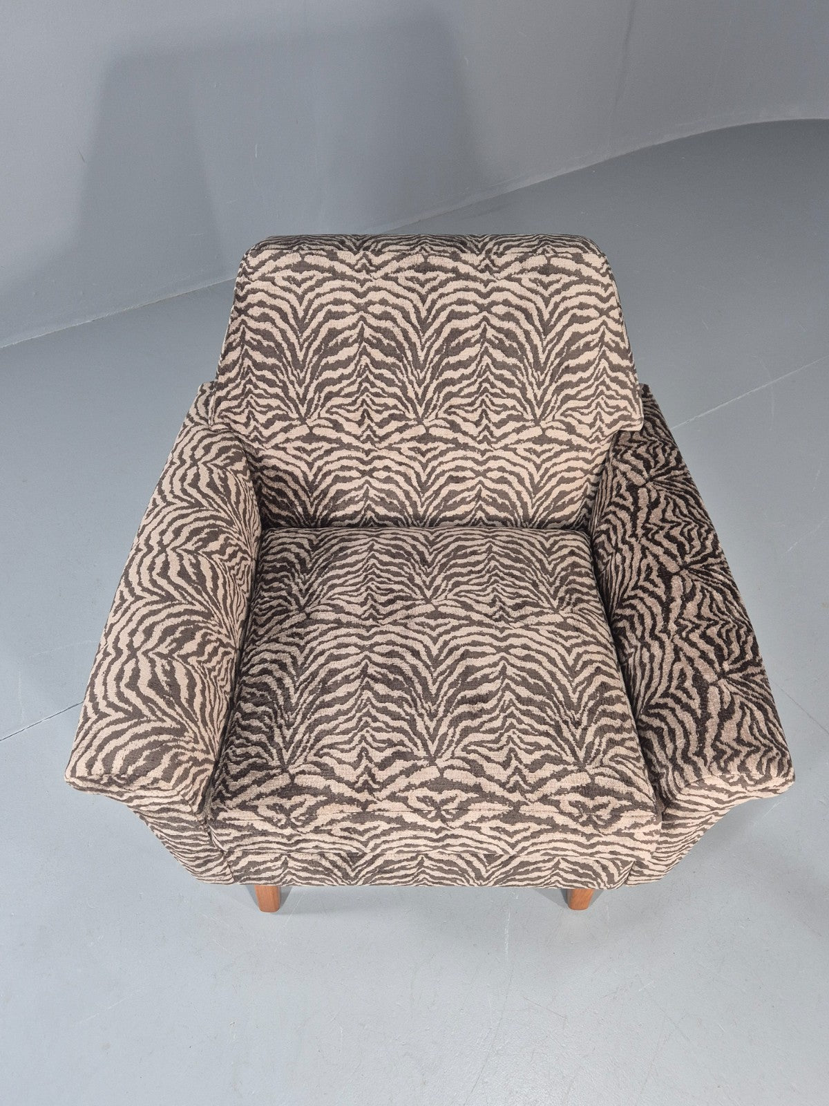 Mid Century Lounge Chair 1960s Danish Vintage with New Upholstery EB11534 MNOR4