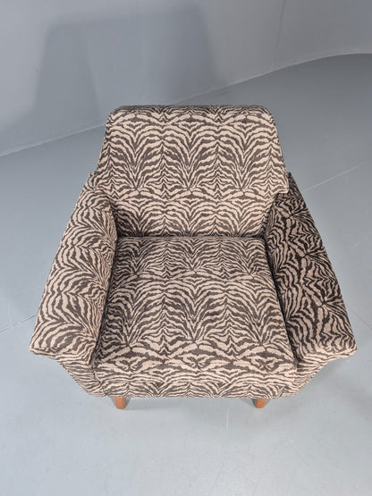 Mid Century Lounge Chair 1960s Danish Vintage with New Upholstery EB11534 MNOR4